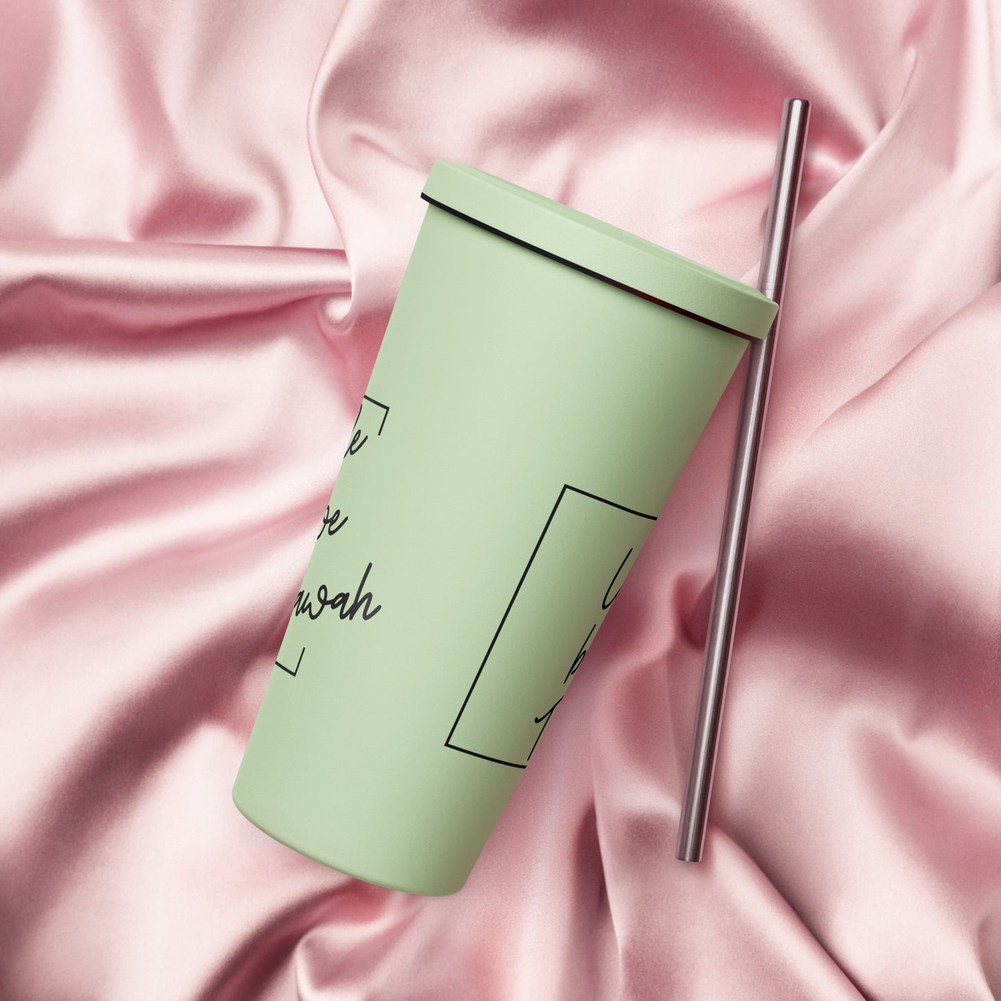Tallawah Insulated Tumbler with a Straw