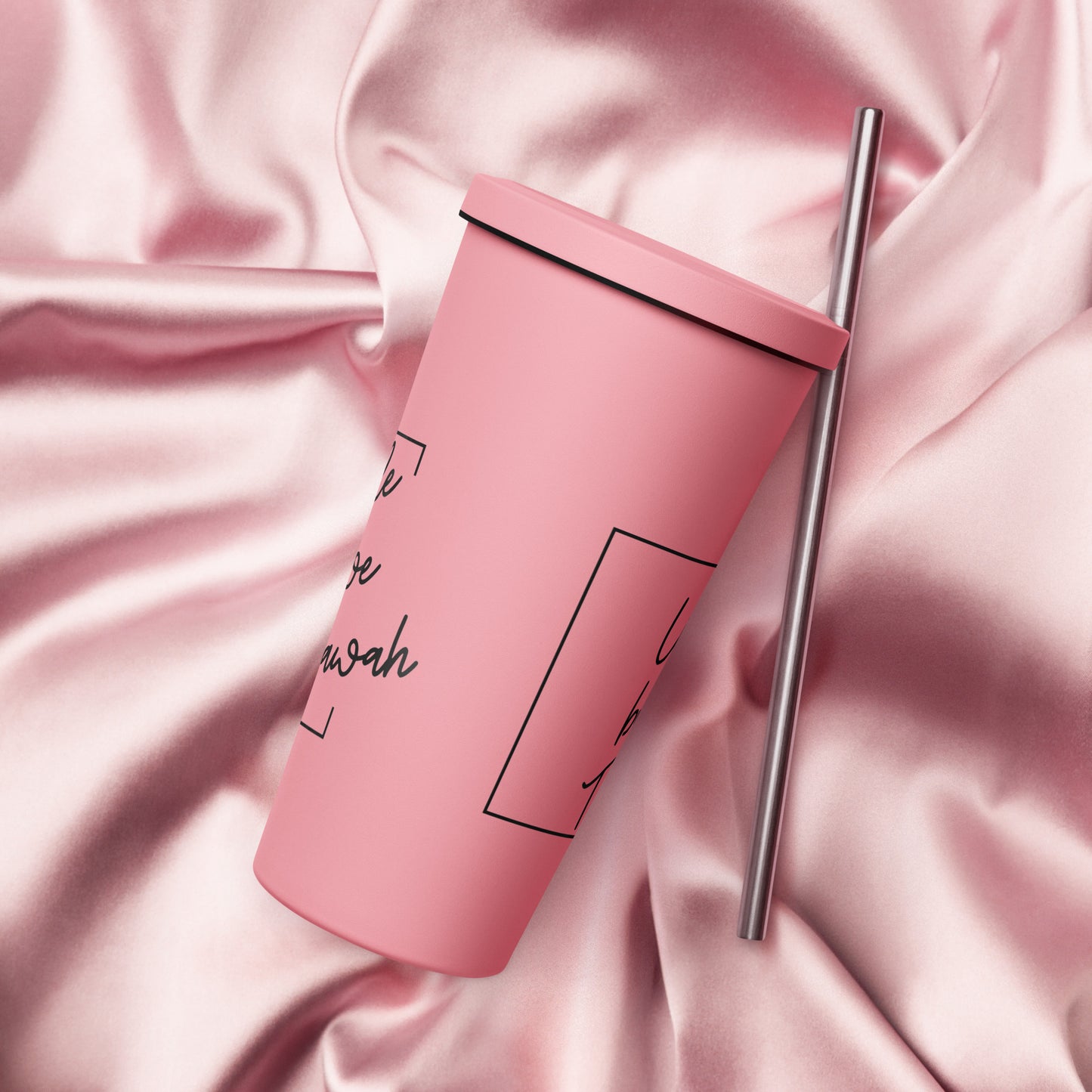 Tallawah Insulated Tumbler with a Straw